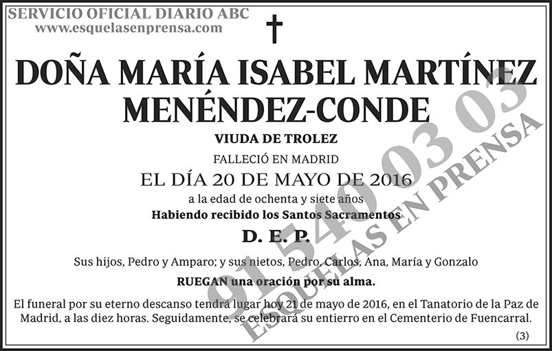 María Isabel Martínez Menéndez-Conde